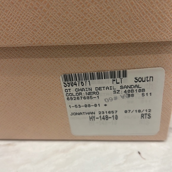 Prada Black Vernice Sandal - Picture 5 of 15